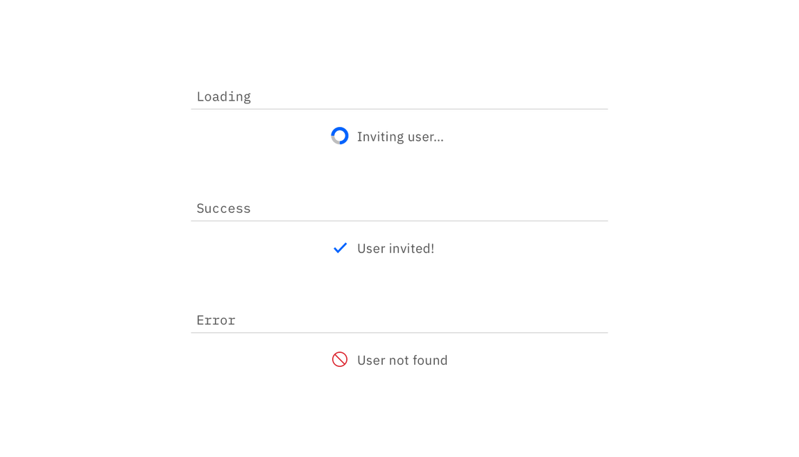 Inline loading states